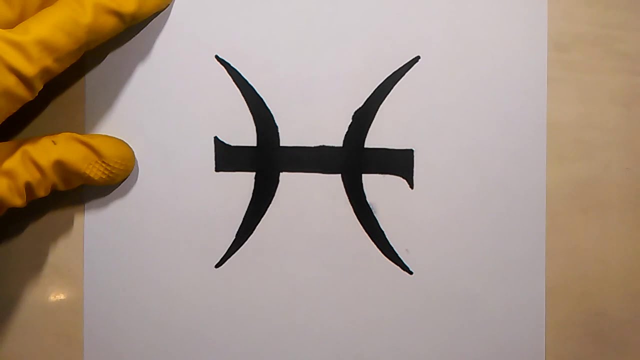 How To Draw A Pisces Symbol