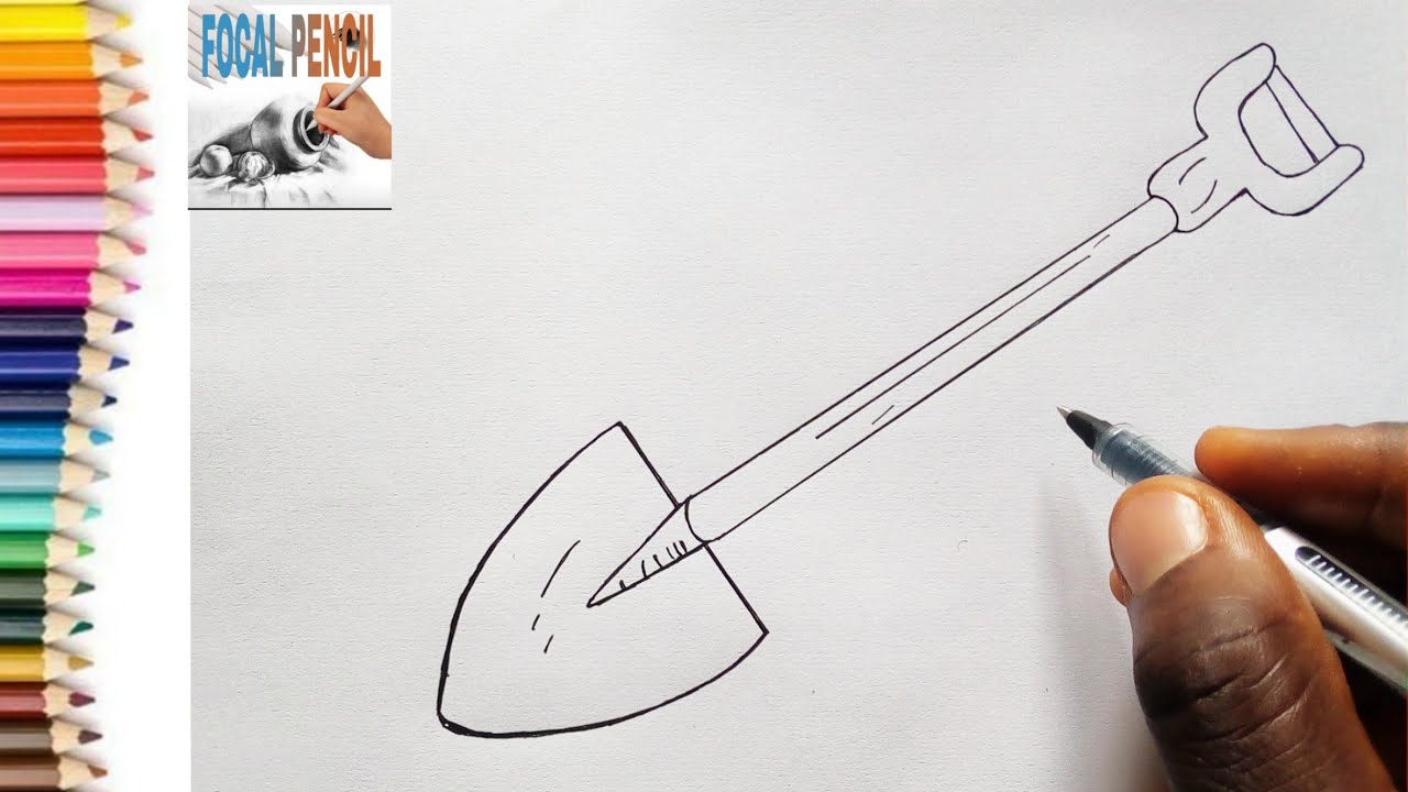 How To Draw A Shovel