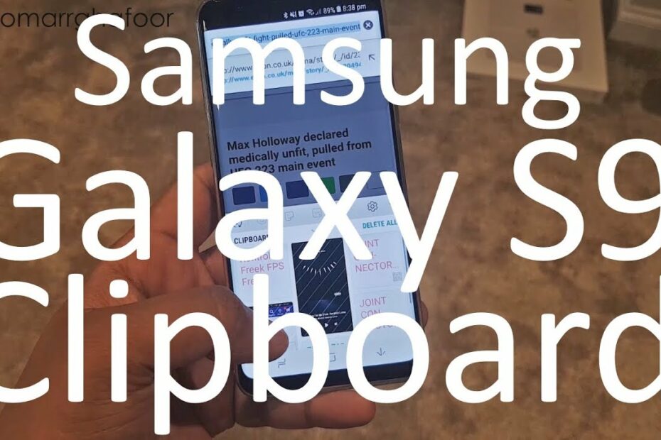 How Do You Copy And Paste On Samsung Galaxy S9
