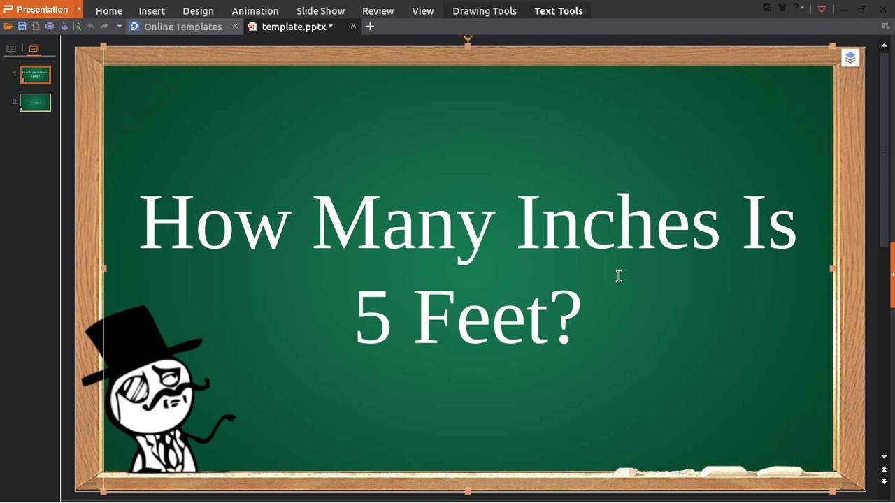 How Much Is 5 Inches In Foot