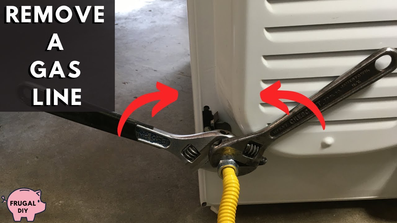 How To Remove Stuck Gas Line From Dryer