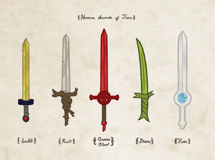 Which Of Finn'S Swords Is The Most Powerful? (I'D Probably Say Grass) :  R/Adventuretime