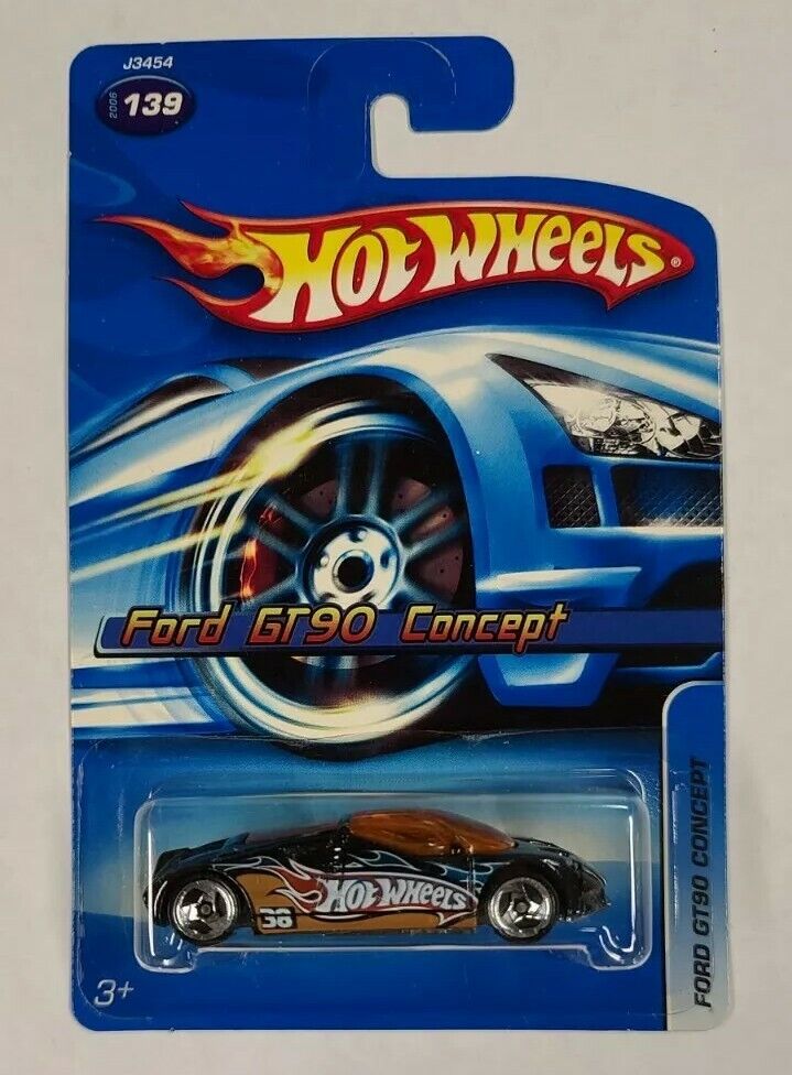 Ford Gt90 Concept #139 Black 3Sp Hot Wheels 2006 Short Card For Sale Online  | Ebay