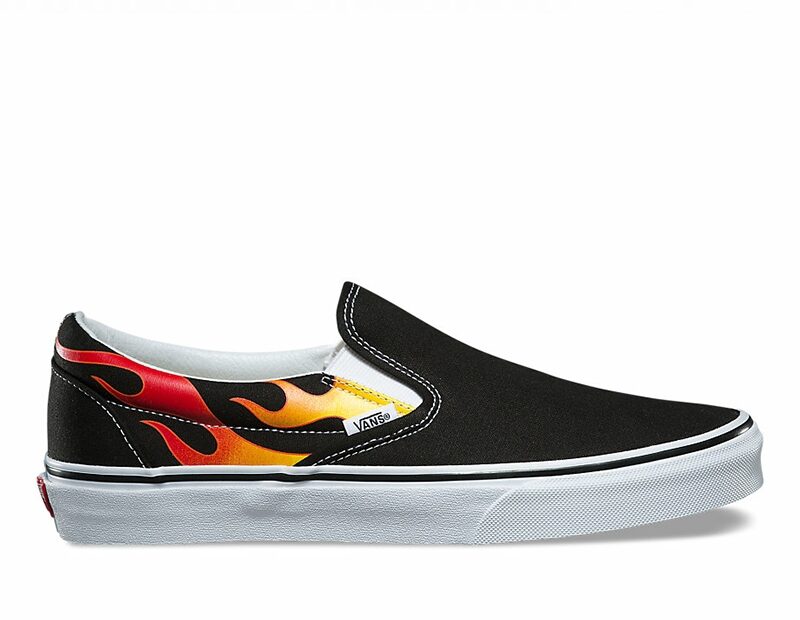 Flaming Vans Slip On: Bước Qua Mọi Ranh Giới