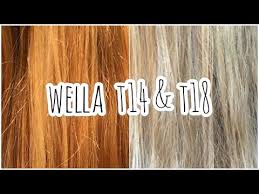 Before And After T18 Wella Toner
