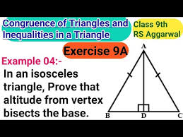 Does The Altitude Of An Equilateral Triangle Bisect The Base?